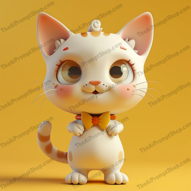 Cute Character Artwork AI MidJourney Image Prompt, 9605 — This image features adorable and charming 3D character designs, showcasing a delightful dragon in a… — product preview image 4