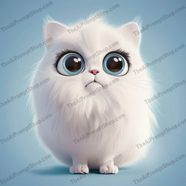 Adorable Cartoon Cats AI MidJourney Image Prompt, 8233adorable cat, animal character, animated style, big eyes, cartoon cat, cat drawingmidjourney, cat lover gift, charming illustration, children's art, colorful cat, cute animal, cute illustration, digital art, fantasy art, fluffy cat, kids' decor, kitty, pet art, playful cat, whimsical cat