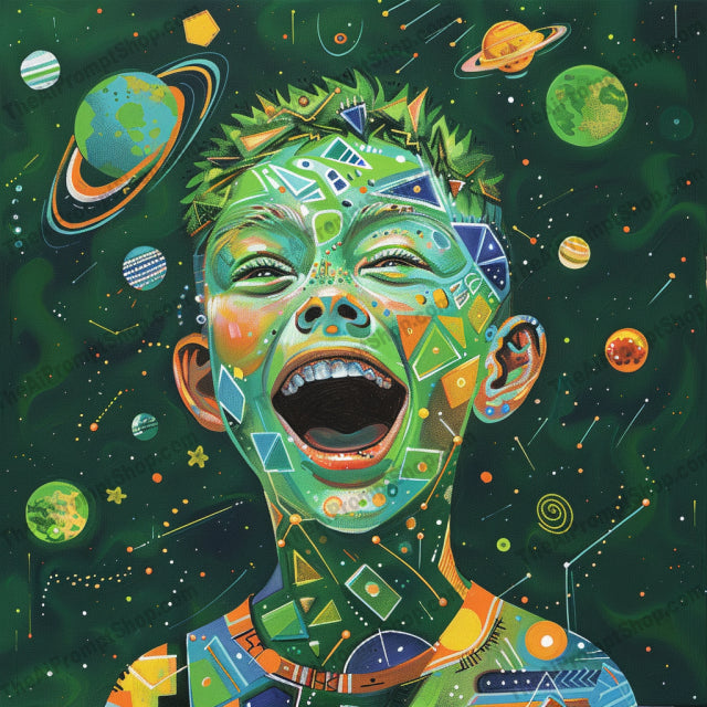 Cosmic Fantasy Portrait AI MidJourney Image Prompt, 8180celestial, colorful, cosmic fantasy portrait, dreamy, galactic, imaginative, intricatemidjourney, otherworldly, planets, psychedelic, space, stars, surrealist art, universe, vibrant, whimsical