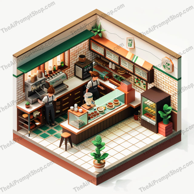 Isometric Scenes Collection AI MidJourney Image Prompt, 9526 Isometrics & Icons, midjourney, isometric, illustration, coral reef, underwater, Asian market, coffee shop, futuristic cityscape, vibrant, detailed, colorful, 3D art, digital art, visual art, creative, scene, miniature world, detailed design, artistic, modern art, isometric art, Midjourney, Ai, Ai Image Prompt, Image Prompt, Prompt