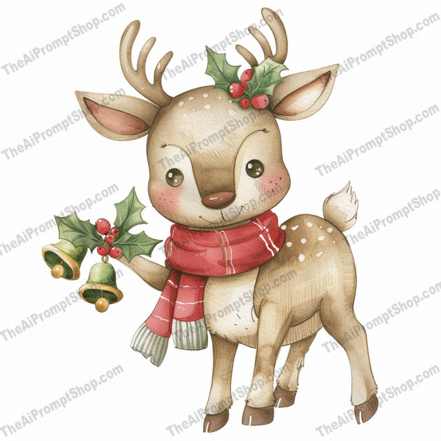 Christmas Holiday Characters AI MidJourney Image Prompt, 9071 Holidays, midjourney, Christmas, holiday, characters, whimsical, pastel, cartoon, festive, decor, greetings, fairy, gnome, deer, angel, cute, illustration, art, design, winter, seasonal, celebration, Midjourney, Ai, Ai Image Prompt, Image Prompt, Prompt