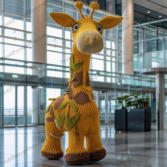 Colorful Crochet Animals in Modern Setting AI MidJourney Image Prompt, 9680 Storybook Illustrations, midjourney, crochet, animal art, handmade, dragon, elephant, giraffe, dog, colorful, whimsical, knitting, yarn art, craft, detailed patterns, modern backdrop, playful, creative, artwork, fiber art, contemporary art, decor, Midjourney, Ai, Ai Image Prompt, Image Prompt, Prompt