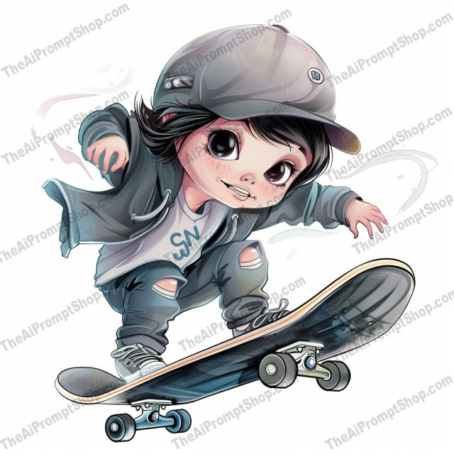 Whimsical Characters AI MidJourney Image Prompt, 9444 Character Art, midjourney, whimsical, characters, puppy, kitten, skateboarder, roller-skates, fun, joy, imagination, adorable, playful, charming, sporty, heartwarming, delightful, cute, friendly, vibrant, illustration, art, Midjourney, Ai, Ai Image Prompt, Image Prompt, Prompt