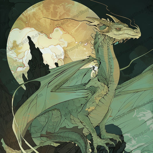 Fantasy Characters and Creatures AI MidJourney Image Prompt, 9298 Fantasy, midjourney, fantasy, dragon, fox, mystic, dark, character, creature, adventure, magic, witch, medieval, gothic, green, blue, orange, cloak, castle, woods, illustration, mythical, Midjourney, Ai, Ai Image Prompt, Image Prompt, Prompt