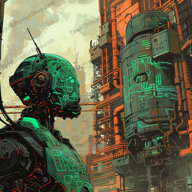 Futuristic Characters and Cityscapes AI MidJourney Image Prompt, 9327 Character Art, midjourney, futuristic, characters, cityscapes, digital art, advanced technology, mechanical designs, urban environment, high-tech suits, futuristic world, science fiction, robotics, innovative architecture, futuristic buildings, cyberpunk, artistic illustration, dystopian, sci-fi character, tech gear, modern art, digital painting, Midjourney, Ai, Ai Image Prompt, Image Prompt, Prompt