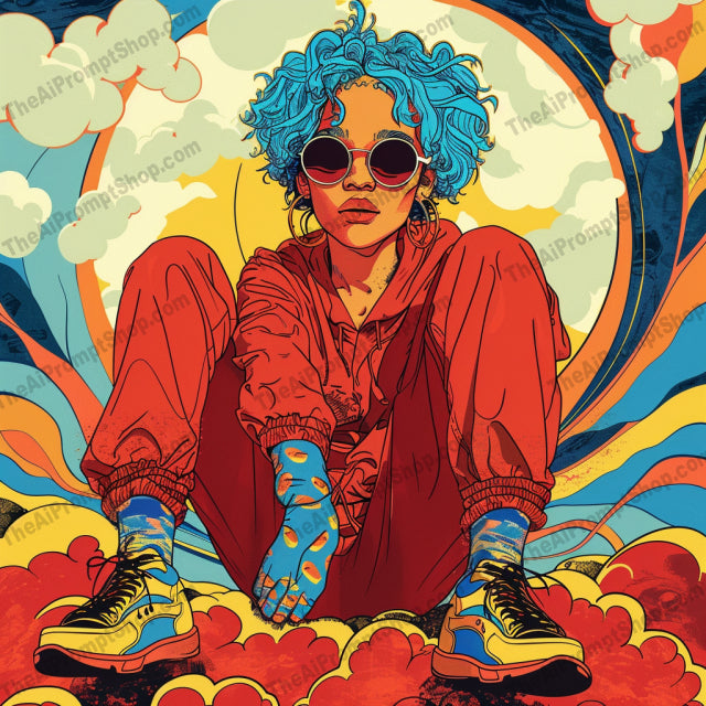 Vibrant Fashion Art AI MidJourney Image Prompt, 8955 Clothing, Fashion & Accessories, midjourney, vibrant, fashion, art, dynamic, color scheme, abstract background, modern clothing, stylish, bold colors, strong contrasts, fashion statement, artistic flair, contemporary, youthful, expressive, trendy, eye-catching, pop art, vivid, urban style, Midjourney, Ai, Ai Image Prompt, Image Prompt, Prompt