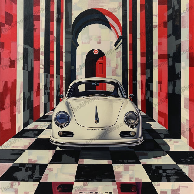 Classic Cars in Opulent Halls AI MidJourney Image Prompt, 9300 Mockups - Products, midjourney, classic cars, luxury cars, opulent halls, checkered floor, architectural design, vintage cars, classic automotive, vibrant colors, luxury design, architectural beauty, classic car art, visual fusion, car in hall, vintage luxury, classic design, opulent setting, car enthusiasts, automotive art, posh interiors, stylized imagery, Midjourney, Ai, Ai Image Prompt, Image Prompt, Prompt