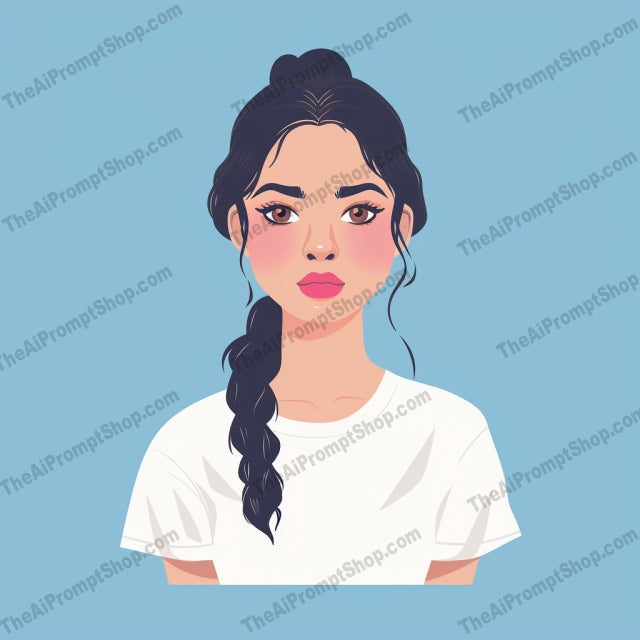 Modern Portrait Illustrations AI MidJourney Image Prompt, 9312 Portraits & People, midjourney, modern, portrait, illustrations, contemporary, hairstyles, bold colors, minimalist, trendy, fashion, graphic design, digital art, youthful, stylish, vibrant, cool, aesthetic, hair, clothing, artwork, creative, Midjourney, Ai, Ai Image Prompt, Image Prompt, Prompt