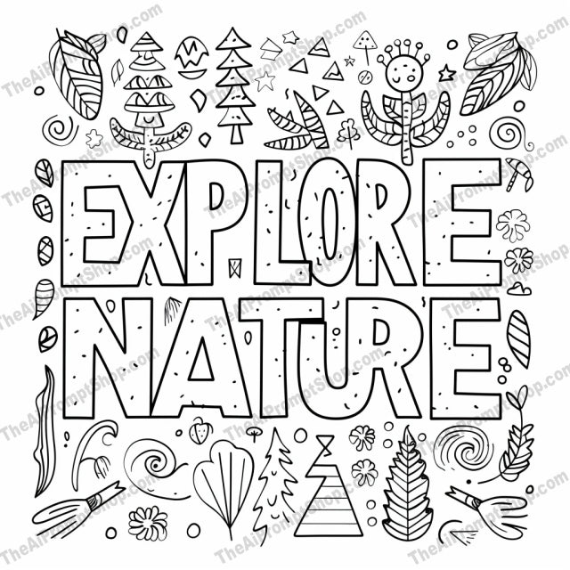 Inspirational Coloring Page AI MidJourney Image Prompt, 9358 Coloring Pages, midjourney, coloring page, black and white, inspirational, motivational, detailed design, patterns, doodles, art therapy, creative, DIY, crafts, lettering, typography, self-care, relaxation, mindfulness, decorative, floral elements, nature, quotes, Midjourney, Ai, Ai Image Prompt, Image Prompt, Prompt