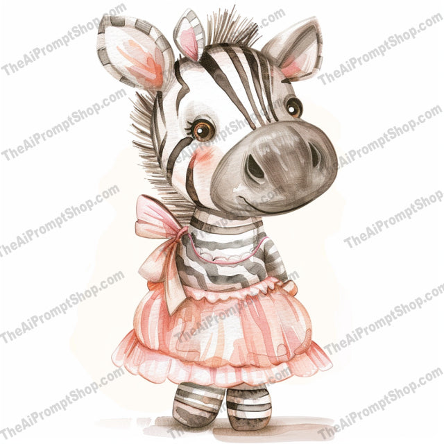 Adorable Animal Illustrations AI MidJourney Image Prompt, 8210animal art, animal characters, animal friends, baby room art, cartoon animalsmidjourney, charming outfits, children's illustration, cute animals, elephant illustration, giraffe illustration, hand-drawn, kids art, lion illustration, nursery decor, playful decor, soft colors, sweet animals, watercolor, whimsical art, zebra illustration