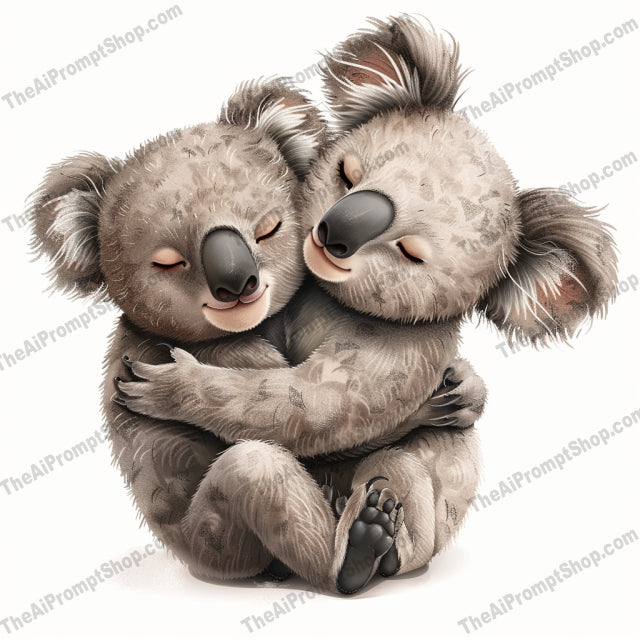 Animal Embrace Art AI MidJourney Image Prompt, 8431affection, Ai, Ai Image Prompt, animal, animal art, animal lovers, Animals, art, cozy, cute, detailed, embrace, hedgehog, illustration, Image Prompt, intricate, koala, loving, midjourney, nature, owl, panda, Prompt, realism, warmth, whimsical, wildlife