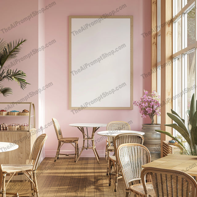 Interior Design Mockups AI MidJourney Image Prompt, 9363 Mockups - Interior Design, midjourney, interior design, mockup, poster, frame, minimalist, modern, design showcase, elegant decor, stylish interior, chic cafe, cozy lounge, realistic environment, art display, wall art, home decor, restaurant interior, cafe decor, minimalist furniture, contemporary design, ambient lighting, Midjourney, Ai, Ai Image Prompt, Image Prompt, Prompt
