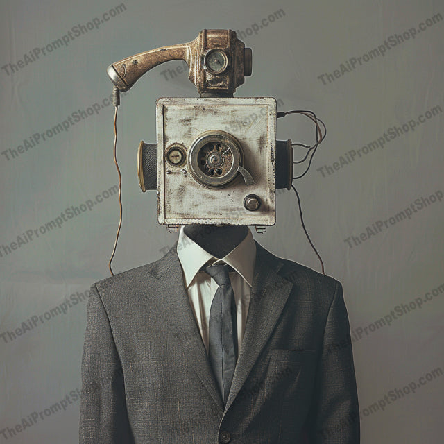 Surreal Portraits with Object Heads AI MidJourney Image Prompt, 8766 Animals, midjourney, surreal, portrait, whimsical, imaginative, vintage machinery, fishbowl, eyeball, red balloon, thought-provoking, unconventional, creative, artistic, fantasy, conceptual, whimsy, modern art, visual art, unique, bizarre, head replacement, Midjourney, Ai, Ai Image Prompt, Image Prompt, Prompt