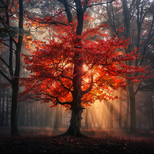 Scenic Landscape Art AI MidJourney Image Prompt, 8463Ai, Ai Image Prompt, art, beauty, captivating, charm, countryside, flowers, Image Prompt, landscape, Landscapes & Paintings, lavender, midjourney, nature, outdoors, peaceful, Prompt, red tree, scenic, seasons, serene, snow, sunflowers, sunset, tranquility, trees, vivid colors