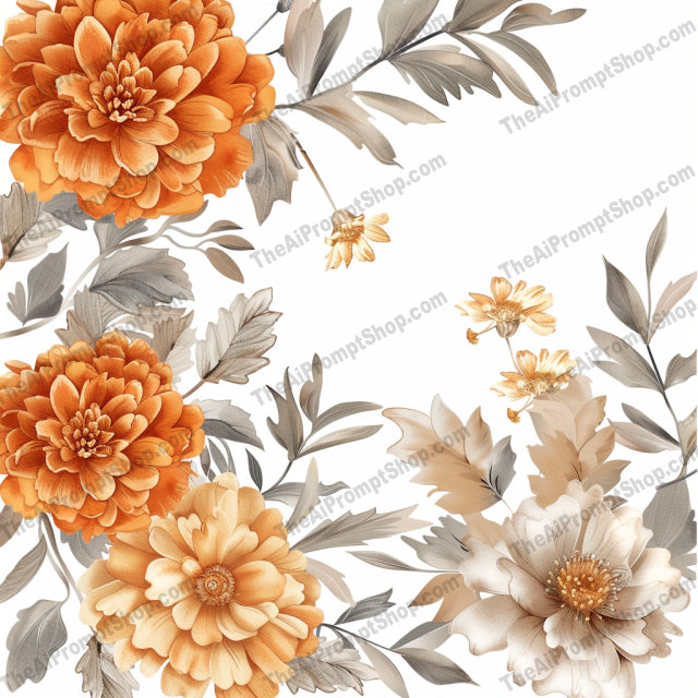 Elegant Floral Illustrations AI MidJourney Image Prompt, 9481 Florals, midjourney, floral, elegant, illustration, flowers, pastel, vibrant, nature, delicate, detailed, beautiful, soft colors, art, design, decorative, harmonious, botanical, bloom, natural beauty, stylish, graphic, Midjourney, Ai, Ai Image Prompt, Image Prompt, Prompt