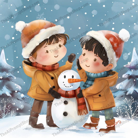 Seasonal Child Play AI MidJourney Image Prompt, 8442activity, Ai, Ai Image Prompt, Animation & Cartoons, autumn, beach, biking, childhood, children, colorful, digital art, fun, illustration, Image Prompt, joy, kite flying, midjourney, nature, outdoor, playful, Prompt, seasonal, snowman, spring, summer, winter