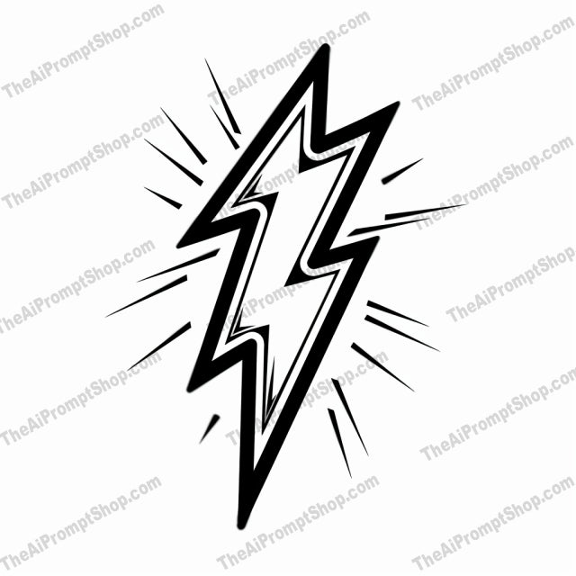Bold Iconic Black and White Graphic AI MidJourney Image Prompt, 8437abstract, Ai, Ai Image Prompt, artistic, black and white, bold, clean lines, eye-catching, graphic design, iconic symbols, Image Prompt, Isometrics & Icons, lightning bolt, midjourney, minimalistic, modern, monochrome, Prompt, simple, smiley face, star, striking contrast, stylish, sun, unique, versatile