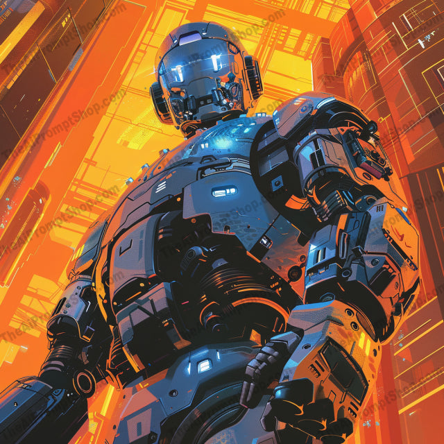 Futuristic Space Explorers and Cyborgs AI MidJourney Image Prompt, 8087astronaut art, bold art, cyberpunk style, cyborgs, dynamic compositions, futuristic art, high-tech designs, midjourney, modern decor, sci-fi enthusiasts, space adventure, space art, space explorers, tech-inspired decor, vibrant art
