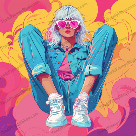 Vibrant Fashion Art AI MidJourney Image Prompt, 8955 Clothing, Fashion & Accessories, midjourney, vibrant, fashion, art, dynamic, color scheme, abstract background, modern clothing, stylish, bold colors, strong contrasts, fashion statement, artistic flair, contemporary, youthful, expressive, trendy, eye-catching, pop art, vivid, urban style, Midjourney, Ai, Ai Image Prompt, Image Prompt, Prompt