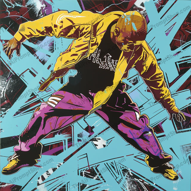 Dynamic Urban Street Art AI MidJourney Image Prompt, 9337 Animation & Cartoons, midjourney, urban, street art, graffiti, colorful, dynamic, hip-hop, fashion, expressive, modern, edgy, youth, vibrant, illustration, art, style, bold, characters, trendy, cool, pop culture, Midjourney, Ai, Ai Image Prompt, Image Prompt, Prompt