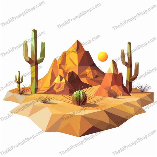 Polygonal Nature Landscapes AI MidJourney Image Prompt, 9345 Landscapes & Paintings, midjourney, polygonal, art, landscape, nature, underwater, desert, urban skyline, snowy mountains, geometric, vivid, colorful, intricate, sceneries, art enthusiasts, polygon shapes, digital art, low poly art, decorative, modern art, nature depiction, Midjourney, Ai, Ai Image Prompt, Image Prompt, Prompt