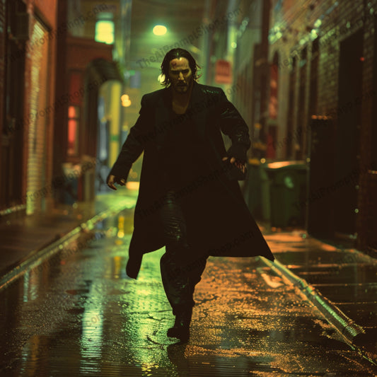 Dramatic Running Scenes AI MidJourney Image Prompt, 8907 Animation & Cartoons, midjourney, dramatic, running, atmospheric, tense, moody lighting, rainy scene, urban, dark alleys, action, suspenseful, cinematic, mysterious, intense, silhouette, urban exploration, night scene, hooded figure, action-packed, dynamic movement, adventure, Midjourney, Ai, Ai Image Prompt, Image Prompt, Prompt