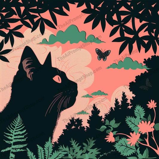 AI MidJourney Image Prompt, Fauna in Florals, 4462Animal in garden setting, Artistic animal representation, Botanical and fauna illustration, Decorative floral fauna, Fauna with floral backdrop, Flora and fauna harmony, Florals, midjourney, Nature and wildlife patterns, Nature-inspired art series, Stylized animal art, Vibrant nature motifs, Whimsical nature scenes