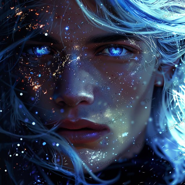 Fantasy Dreamscapes Whimsical Portrait Art AI MidJourney Image Prompt, 8096artistic dreamscapes, cosmic art, creative portraits, dreamscapes, forest dreamscape, imaginative decor, magical worlds, midjourney, mythical art, otherworldly decor, playful art, rainbow art, vivid art, whimsical portraits