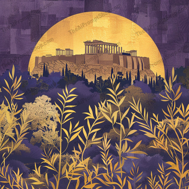 Scenic Landmark Illustrations AI MidJourney Image Prompt, 9510 Landscapes & Paintings, midjourney, scenic, landmarks, illustration, vibrant, bold colors, geometric patterns, travel art, nature art, Eiffel Tower, desert, cacti, flowers, Acropolis, mountains, sunset, landscape, modern art, stylized, artistic, decorative, Midjourney, Ai, Ai Image Prompt, Image Prompt, Prompt