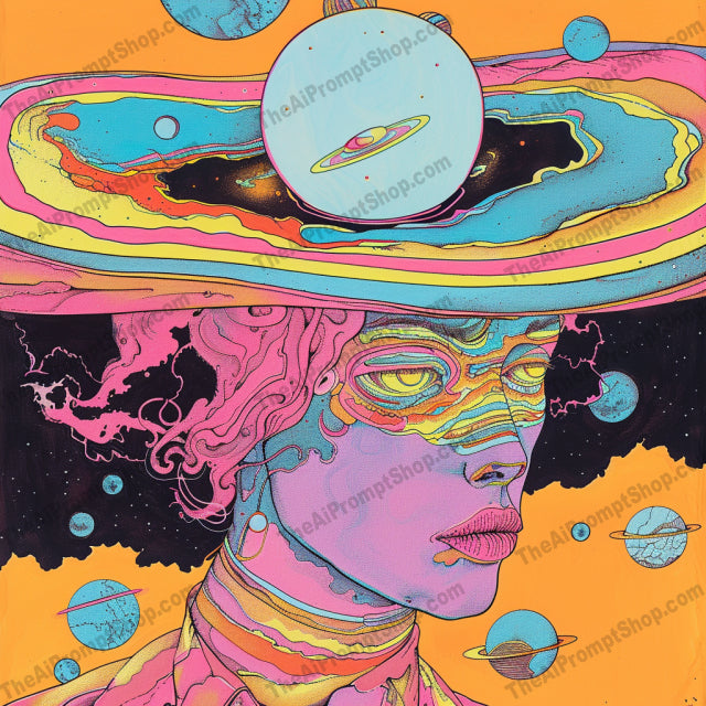 Psychedelic Futuristic Art AI MidJourney Image Prompt, 8838 Futuristic, midjourney, psychedelic, futuristic, art, vibrant, colorful, technology, imagination, avant-garde, fantastical, unique, visual, experience, bold, captivating, style, intricate, details, mesmerizing, fusion, vivid hues, Midjourney, Ai, Ai Image Prompt, Image Prompt, Prompt