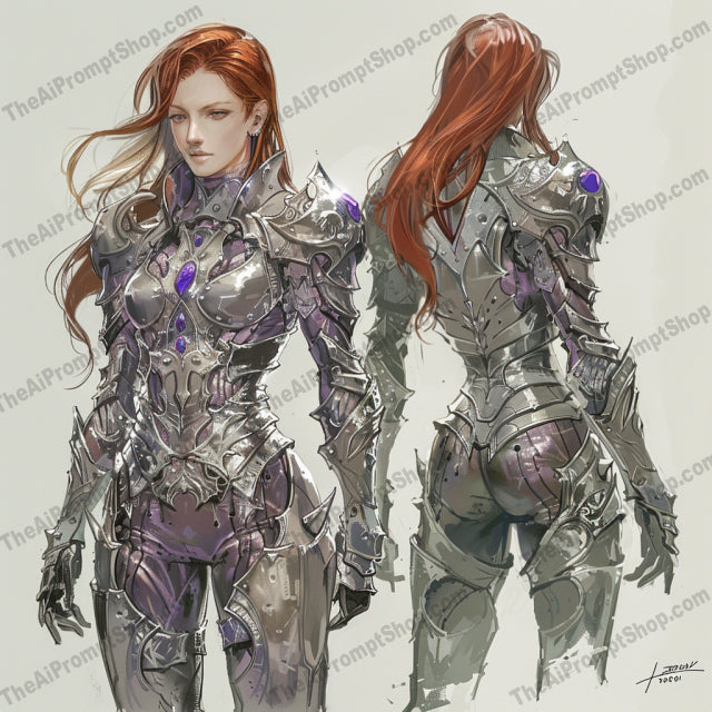 Epic Fantasy Character Designs AI MidJourney Image Prompt, 9634 Character Art, midjourney, fantasy, character design, armor, mythical, futuristic, armor sets, ornamentation, ethereal, detailed design, vivid colors, concept art, fantasy illustration, epic, heroic, battle ready, creative design, fantasy art, imaginative, costume design, illustration, Midjourney, Ai, Ai Image Prompt, Image Prompt, Prompt