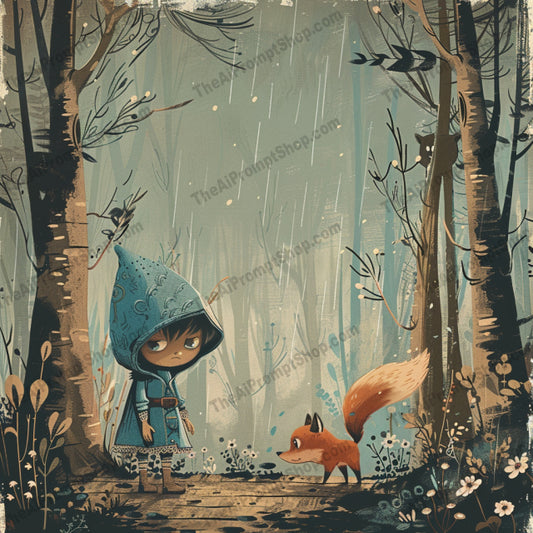 AI MidJourney Image Prompt, Enchanted Woods, 4926Autumn whispers, chat gpt, chat gpt prompts, chatgpt, chatgpt prompts, Dappled light, Dreamy woodland, Fairytale inspiration, Forest encounters, Gentle giants, midjourney, Mystical silhouettes, Mythic charm, Soft earth tones, Storybook creatures, Storybook Illustrations