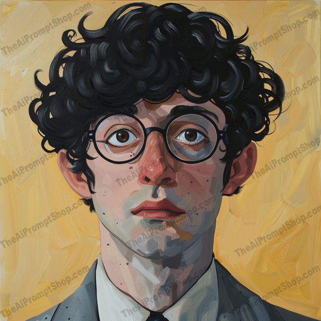 Portrait Style Collage AI MidJourney Image Prompt, 8365aesthetic, Ai, Ai Image Prompt, Animation & Cartoons, art, brushstrokes, captivating, classical, decor, decorative, detailed, elegant, formal attire, Image Prompt, midjourney, painting, portrait, Prompt, realistic, sophisticated, timeless, traditional, unique, vintage, vivid colors, wall art