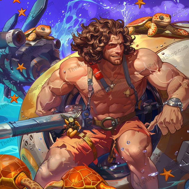 Underwater Warriors AI MidJourney Image Prompt, 9294 Animals, midjourney, underwater, warriors, aquatic, heroes, vivid colors, dynamic, detailed, character design, resilient, heroic, gear, adventure, submarine, fish, tropical, coral, intense, backgrounds, vibrant, seascape, Midjourney, Ai, Ai Image Prompt, Image Prompt, Prompt