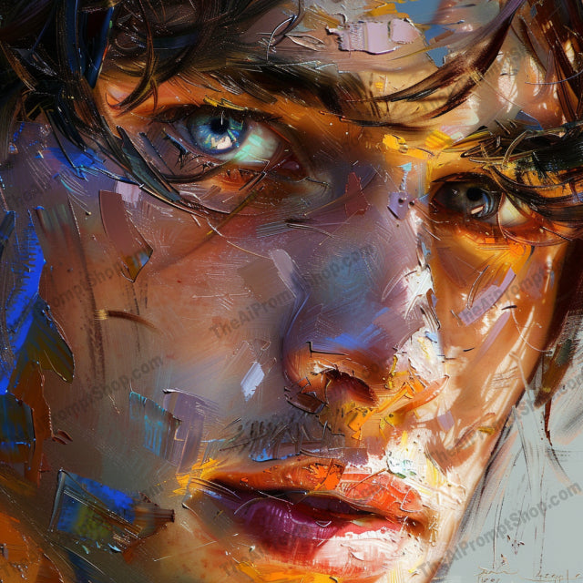 Emotional Expressions AI MidJourney Image Prompt, 8098artistic faces, contemporary art, deep emotions, detailed portraits, emotional depth, emotional expressions, expressive art, human emotion, midjourney, modern portraiture, powerful art, realism, realistic art, unique faces