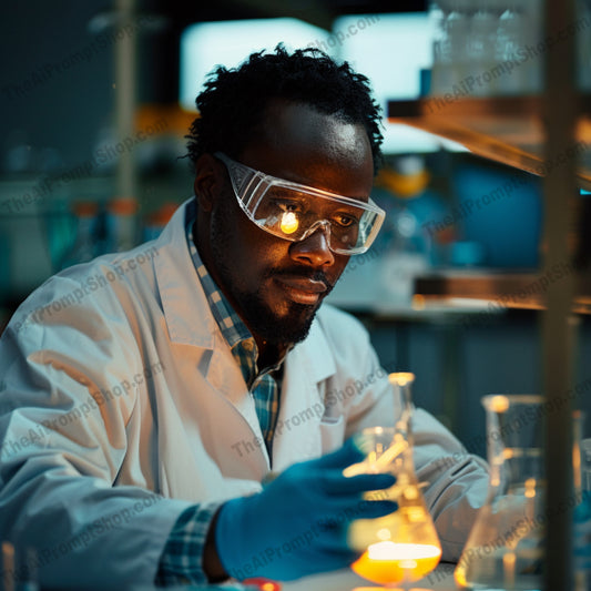 Scientists in Laboratory AI MidJourney Image Prompt, 8653advanced technology, Ai, Ai Image Prompt, analysis, biology, chemistry, engineering, experiments, high-tech, Image Prompt, innovation, lab coats, laboratory, labs, medical research, midjourney, Portraits & People, professional, Prompt, research, science, scientific equipment, scientific study, scientists, technology, test tubes