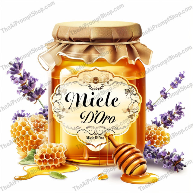 Exquisite Food Packaging AI MidJourney Image Prompt, 9406 Mockups - Products, midjourney, food packaging, gourmet, artisanal, elegant, vibrant, illustration, fresh ingredients, luxurious, detailed imagery, artistic, decorative labels, jars, preserves, pesto, honey, spicy sauce, blueberries, lemons, honeycomb, lavender, peppers, basil, pine nuts, Midjourney, Ai, Ai Image Prompt, Image Prompt, Prompt