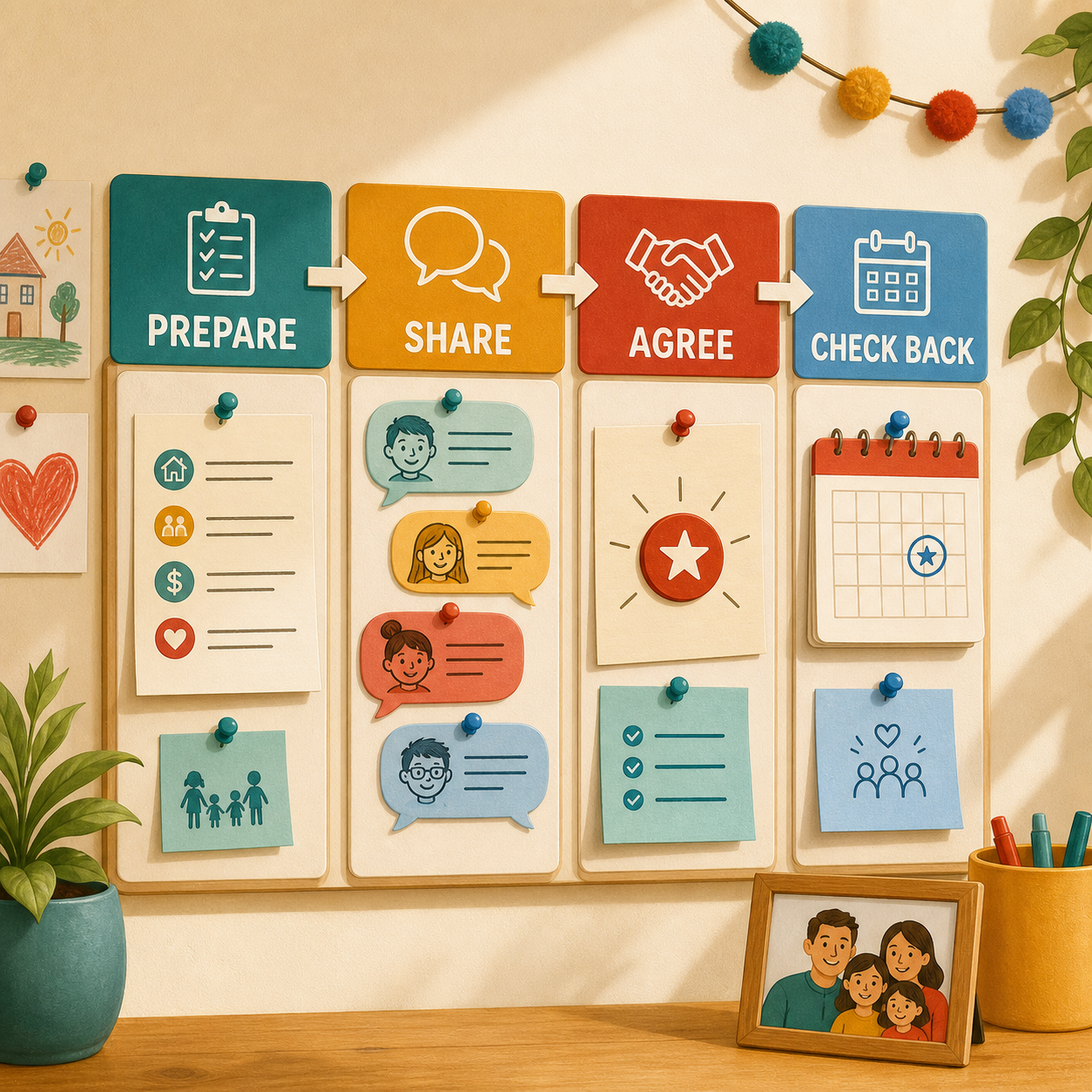 Family Meeting Toolkit step-by-step process for using the toolkit in everyday life.