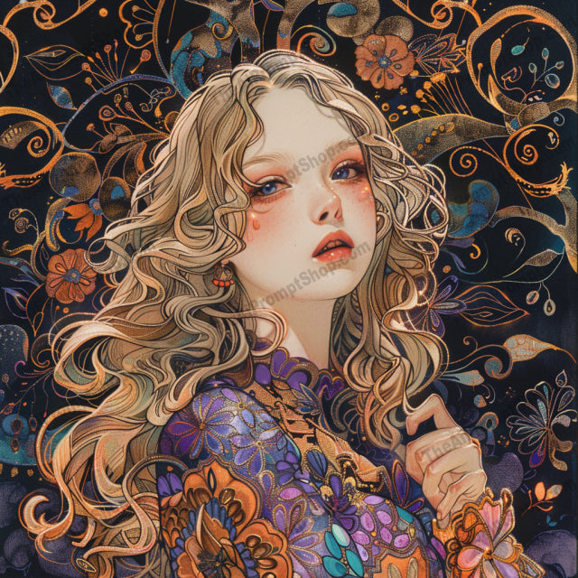 Oriental Elegance AI MidJourney Image Prompt, 8341Ai, Ai Image Prompt, Anime, art, attire, beauty, Chinese, colors, creatures, cultural, detailed, elegance, elegant, elements, floral, heritage, Image Prompt, intricate, Japanese, mesmerizing, midjourney, modern, motifs, mythical, oriental, patterns, Prompt, rich, tapestry, traditional, vibrant
