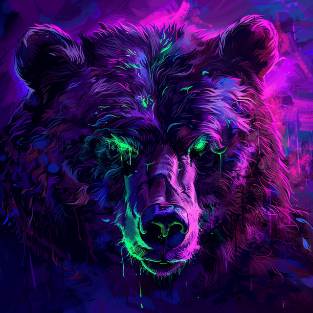AI MidJourney Image Prompt, Neon Wilderness, 4861Abstract nature, chat gpt, chat gpt prompts, chatgpt, chatgpt prompts, Color splash, Digital neon portraits, Electric color palette, Ethereal creatures, Feral splendor, Fluorescent artistry, Glowing wilderness, Luminous beasts, midjourney, Neon animal art, Neon jungle, Psychedelic fauna, Radiant fur, Scary, Surreal predators, Vibrant wildlife, Wild energy