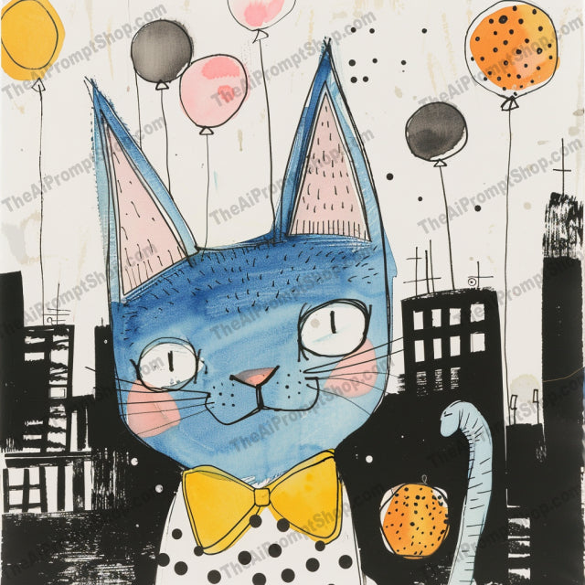 Whimsical Urban Animals AI MidJourney Image Prompt, 9591 Storybook Illustrations, midjourney, whimsical, urban, animals, cityscape, illustration, colorful, pattern, chic, artistic, decorative, fashionable, modern, intricate, creative, detailed, stylized, playful, fun, vibrant, unique, Midjourney, Ai, Ai Image Prompt, Image Prompt, Prompt