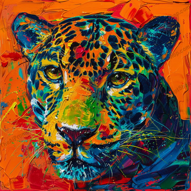 Colorful Big Cat Portraits AI MidJourney Image Prompt, 8790 Animals, midjourney, big cat, colorful, portrait, vibrant, expressive, stylized, bold brush strokes, bright hues, cheetah, leopard, lion, wildlife, animal art, modern art, contemporary, artistic, wild cat, abstract, color, creative, Midjourney, Ai, Ai Image Prompt, Image Prompt, Prompt