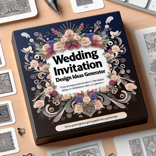 Wedding Invitation Design Ideas Generator