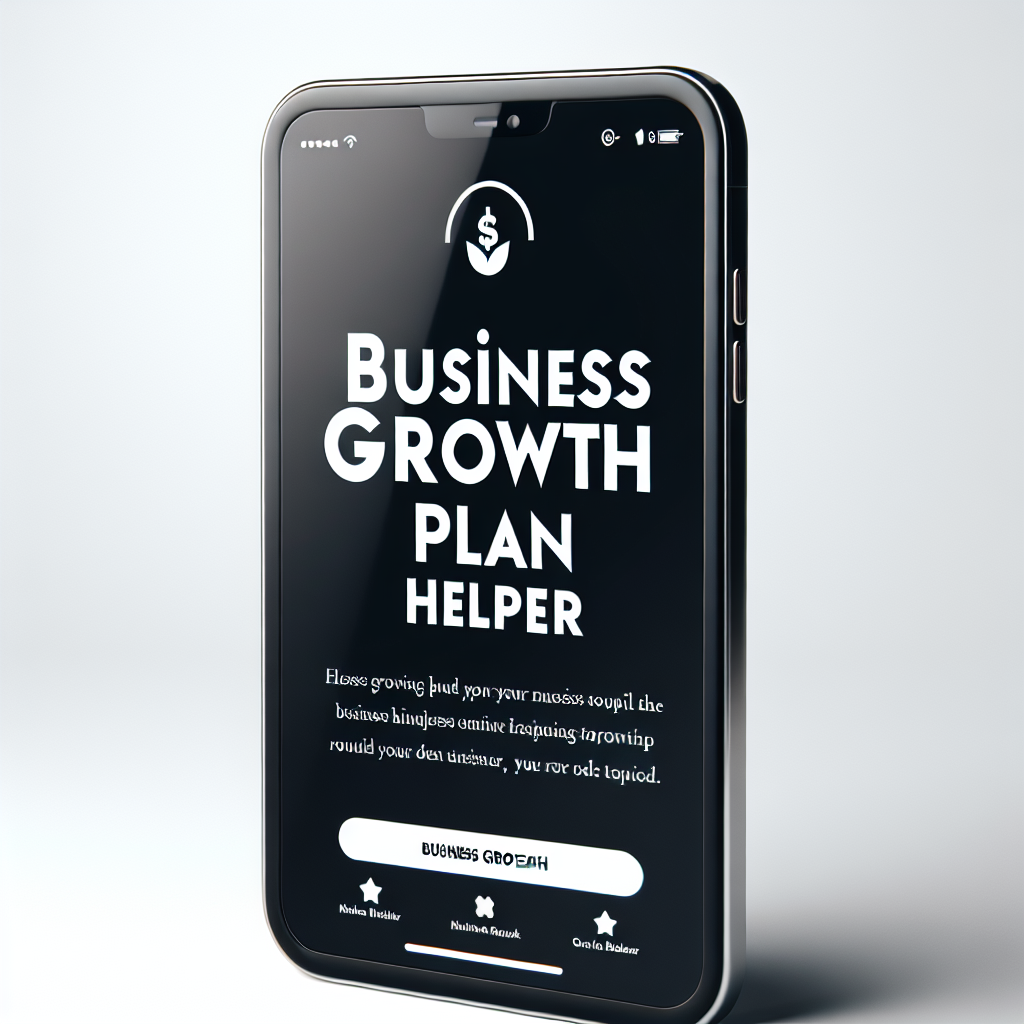 Business Growth Plan Helper