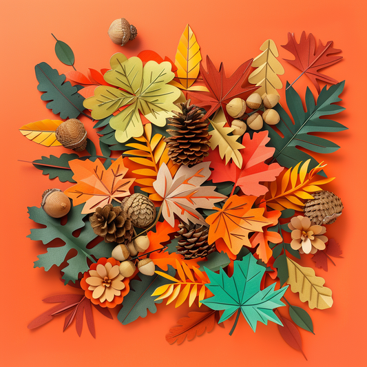 Vibrant Paper Art Creations AI MidJourney Image Prompt, 80233D art, artistic, butterflies, craftsmanship, creative, design, detailed, fruits, handmade, intricate, midjourney, nature, paper art, seashells, tropical, tropical flowers