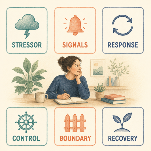 Topics covered in the Stress Management Prompt Pack