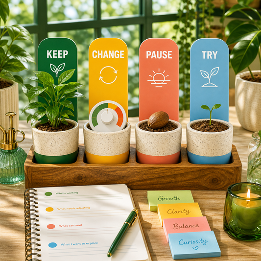 Wellness Habit Review Toolkit visual overview showing the toolkit's practical planning areas.