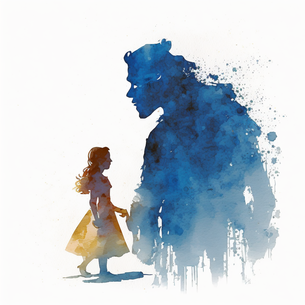AI Midjourney Prompt for Storybook Illustrations - Minimalist Fairytale Illustration