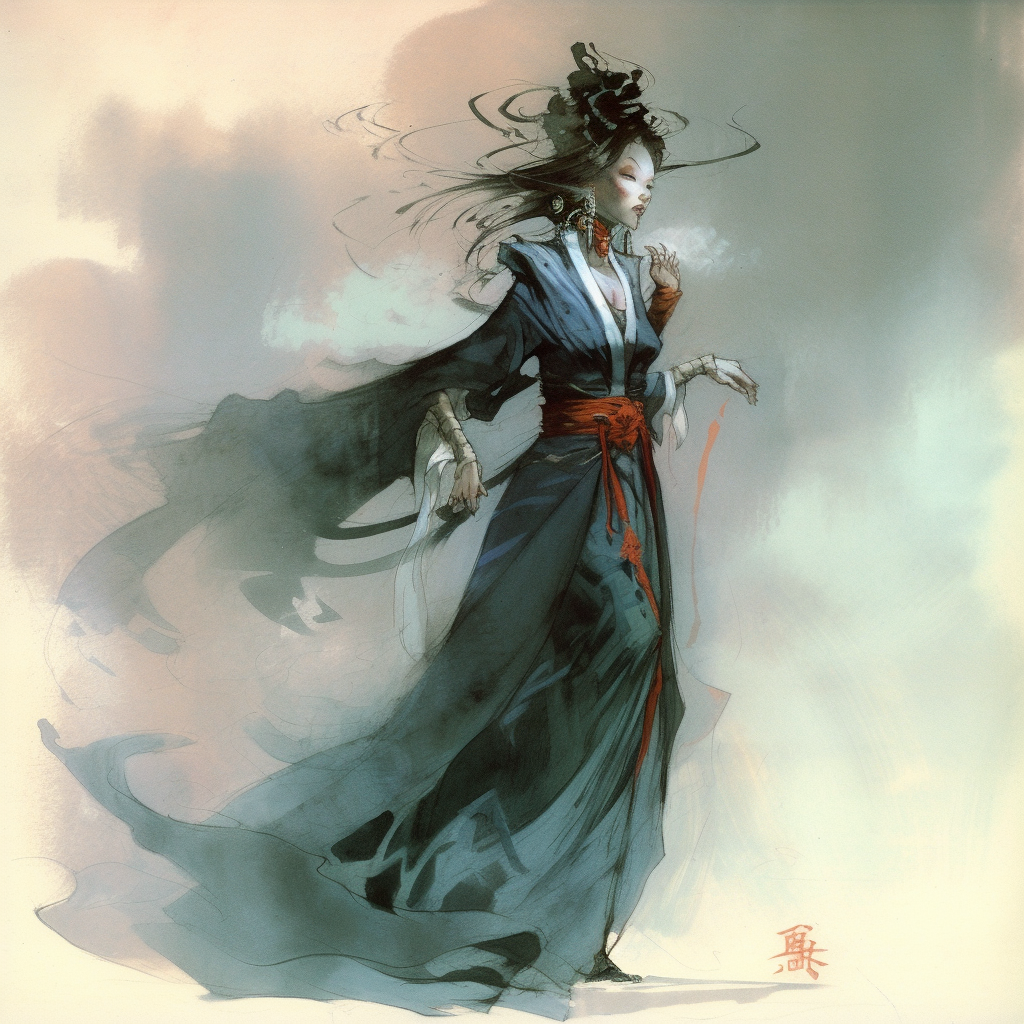 AI Midjourney Prompt for Character - Gothic Character Design