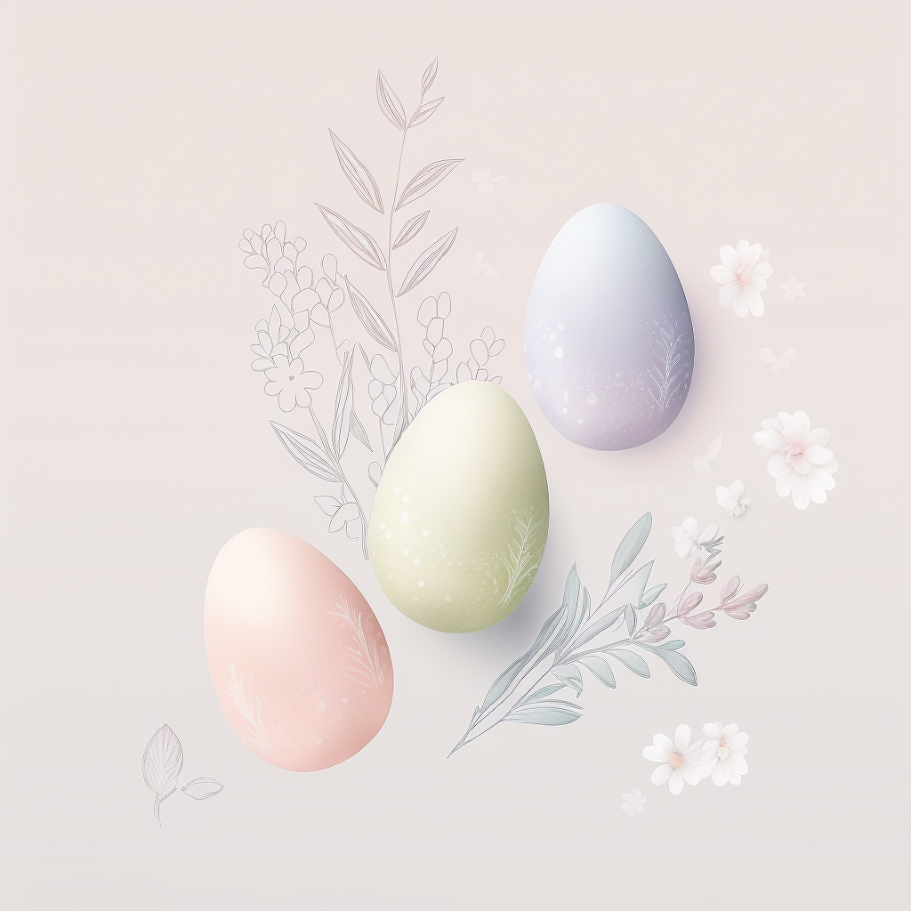 AI Midjourney Prompt for Easter - Easter Confetti Celebration